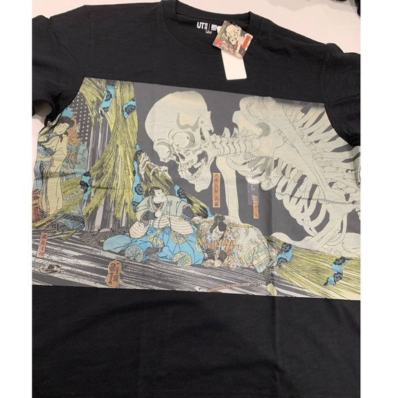 UT Uniqlo Ukiyoe Museum Fine Arts of Boston Archive Graphic T- shirt UT Size L - Picture 1 of 10
